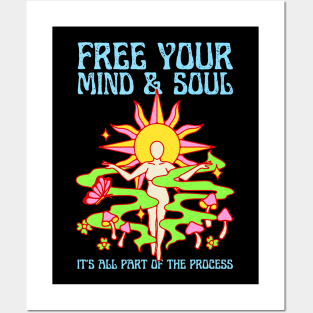 Free Your Mind Spiritual Woman Posters and Art